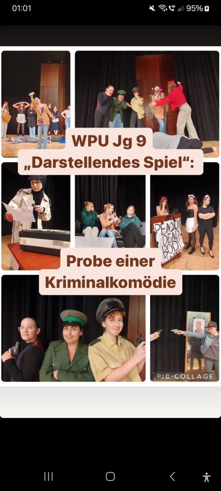 Schülertheater: Oha – eine Leiche!